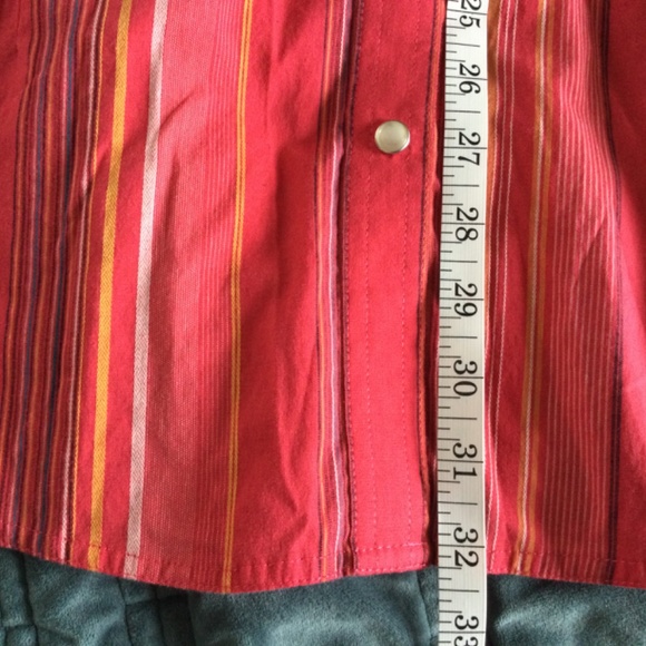 Retro Wrangler Rancher Western Rodeo Pearl Snap Button Shirt - Picture 8 of 8